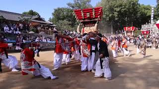 20181007 【本祭り⑦】 ～宮北・落合（大人ちょうさ） [upl. by Idham222]