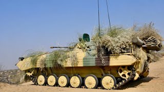 Indian Armys Bogra Brigade Trains in Rajasthan with Mechanised Forces [upl. by Tobe496]