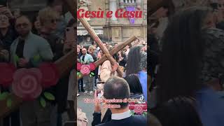 Via Crucis passione di GesùPalermoshortsgesùshortvideopassioneshortcristoyoutubeshortsitaly [upl. by Keefer443]