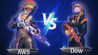 AWS Aws vs Dow 1vs1 free fire✅ [upl. by Nylcaj343]