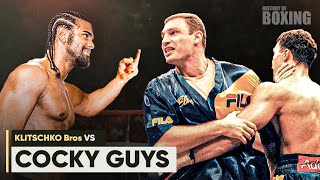 When the Klitschko Brothers DESTROYED The Arrogant Dudes For Disrespecting Them [upl. by Abehs826]