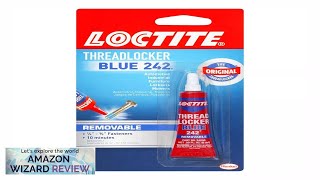 Loctite Threadlocker Blue 242 Removable Thread Lock Glue for Nuts Bolts Review [upl. by Etteuqal]