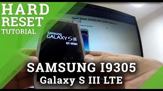 Hard Reset SAMSUNG I9305 Galaxy S III LTE  How to wipe your phone [upl. by Sualkcin]