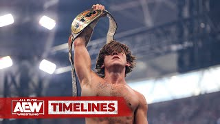 The RISE of the ColdHearted Handsome Devil amp FTW Champion HOOK  AEW Timelines [upl. by Izabel]