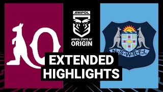 State of Origin 1982  Game 3  Extended Highlights  NRL [upl. by Eldreda]