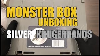 Unboxing the Monster Box EP 1 Silver Krugerrands [upl. by Nrev]