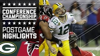 Packers vs Falcons  NFC Championship Game Highlights [upl. by Anaihr880]