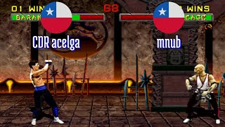 FT5 mk2 CDR acelga CL vs mnub CL Mortal Kombat 2 Fightcade Oct 20 [upl. by Gile]