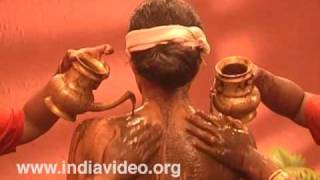 Ayurveda massage ayurvedic therapy Trisha Kerala [upl. by Fernyak]