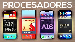 Snapdragon 8 Gen 2 vs A17 PRO de Apple MEJOR PROCESADOR 2023 ⚙️ [upl. by Ahsinak]