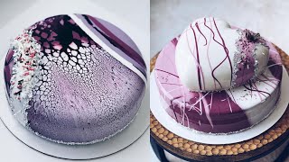 Creative Ideas Chocolate Mirror Glaze Cake Recipe  Satisfying Cake Videos [upl. by Naujid]