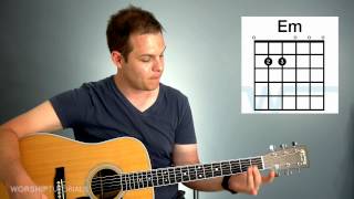 Guitar Lesson  How to play chords in the key of G G C D Em [upl. by Helbon891]