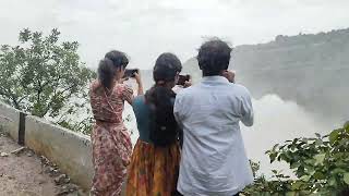 srisailam ghat road to view of dam 10gates open [upl. by Lamoree569]