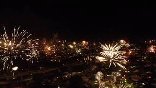 Waipahu New Year fireworks 2020 Mavic Air [upl. by Sibley]