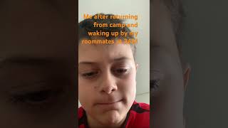 School Camp Be Like roommates camping bruh youtubeshorts [upl. by Minnaminnie164]