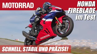 Honda Fireblade 2024 im Test Generation SC82 auf der WMStrecke [upl. by Airtal]