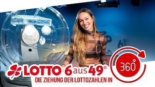 Die Ziehung der Lottozahlen vom 14092024 in 360 Grad [upl. by Raines]