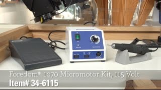 Foredom® 1070 Micromotor Kit [upl. by Jaquelyn571]