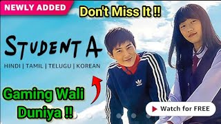 Student A Movie Review in Hindi Dubbed  Amazon MiniTV 🤩 Imported  Trailer  Movie Review [upl. by Ermey]