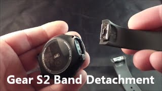 Samsung Gear S2  Changing Bands [upl. by Ynafit334]