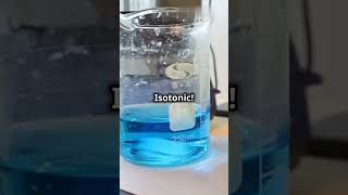 Isotonic Hypertonic amp Hypotonic Solutions Explained 🧪🌊 in 40 sec✨ science biology shorts [upl. by Neo]