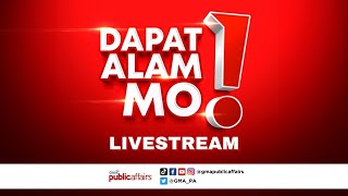 Dapat Alam Mo Livestream October 3 2024  Replay [upl. by Porush]