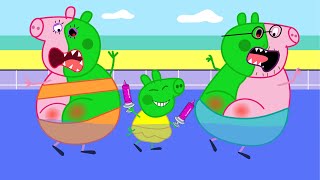 Zombie Apocalypse Zombies Appear At The Maternity Hospital🧟‍♀️  Peppa Pig Funny Animation [upl. by Rizas33]