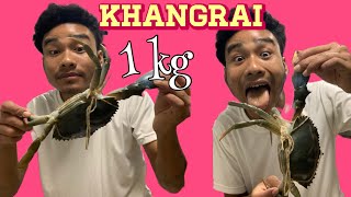 Crabs Curry Recipe  CKhangrai 🦀 1Kg Kanai No Song Chamani 🤤 [upl. by Assirod]