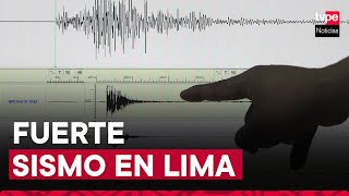 Sismo de 50 se registró en Lima este martes [upl. by Riker]