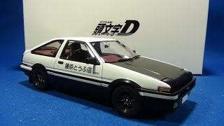 AUTOart 118 トヨタ スプリンター トレノ AE86 「イニシャル D プロジェクトD・バージョン」 [upl. by Ennaed133]