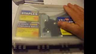 How to Use a Staple Gun  Staple Gun Tutorial [upl. by Ecilahs]