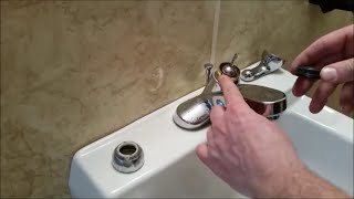 How To Rebuild A Delta Single Handle Faucet [upl. by Lucky]