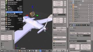 Rigging a Spinning Propeller in Blender [upl. by Irehj]