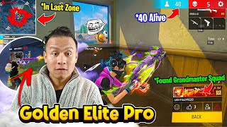 Pro Golden Elite Pass amp Region Top Grandmaster Squad in My Game 😱 All V Badge Lobby  Tonde Gamer [upl. by Giffer323]