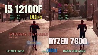 i3 12100 vs Ryzen 7600 ddr5 in 2024 [upl. by Aggappora]