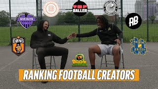 SE DONS HASHTAG UNITED BAITEZE 5IVE GUYS  RANKING YOUTUBE FOOTBALL CREATORS [upl. by Edva]