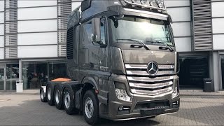 MercedesBenz Actros 4163 SLT 2016 In detail review walk around Exterior [upl. by Eulalia]