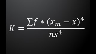 How to Find the Measure of Kurtosis for Grouped Data TagalogExplained [upl. by Anaxor]