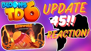 Bloons TD 6 Update 45 REACTION [upl. by Hattie]