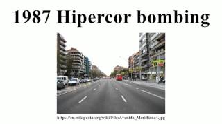 1987 Hipercor bombing [upl. by Krug]