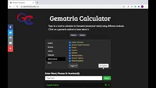 How to use Gematria Calculator  Best online Gematria Calculator 2022 [upl. by Aranahs]