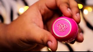 Oriflame lip balm Hand swatch rose flavor sangeethaphebe [upl. by Nalat]