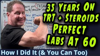 35 Years on TRT  Steroids with Perfect Labs at 60  How I Did It amp You Can Too [upl. by Laram]