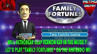 Retro amp Video Games  Gameplay  Family Fortunes  Family Fued on Nintendo Wii [upl. by Oliver]