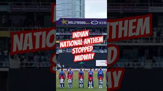 National Anthem Stopped Midway  India vs South Africa 1st T20I  Unusual Moment in Durban [upl. by Geordie]