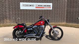 302623 2013 HARLEYDAVIDSON DYNA WIDE GLIDE  FXDWG [upl. by Nojed8]