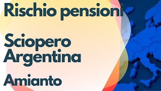 Pensionati mancanza di lavoratori rischio amianto sciopero in Argentina [upl. by Hanahsuar711]