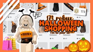 HALLOWEEN SHOPPING SPREE🎃  173 ROBUX  Feline Plays👻 [upl. by Faber968]