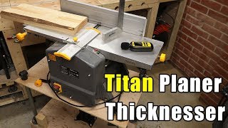 Reviewing the Titan Planer Thicknesser after over 2 Years of use [upl. by Vachell]