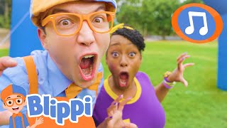 Blippi and Meekah Game Show Dance Blippi 🚀  Nursery Rhymes [upl. by Retnuh821]